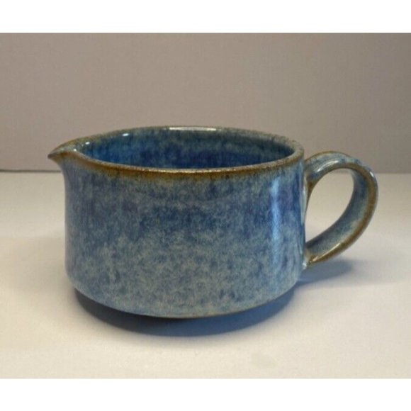 Vtg 1970s Studio Pottery Signed Harriet Cohen Squat Pitcher EUC